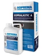 Mortero impermeabilizante elástico bicomponente Sopralastic de Soprema. En sacos: 25kg o Garrafa: 8,25 kg